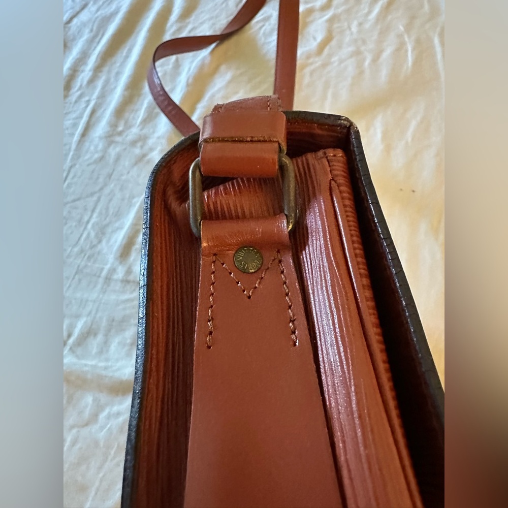 Louis Vuitton Cartouchiere Epi Leather crossbody cognac brown - Picture 4 of 11
